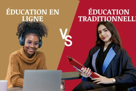 Éducation-en-ligne-vs-éducation-traditionnelle